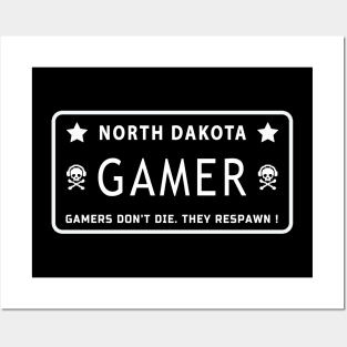 North Dakota. Gamer. Posters and Art